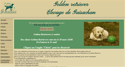 Desktop Screenshot of golden-retriever.fr