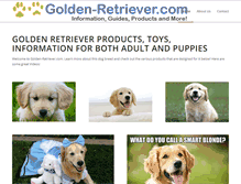 Tablet Screenshot of golden-retriever.com